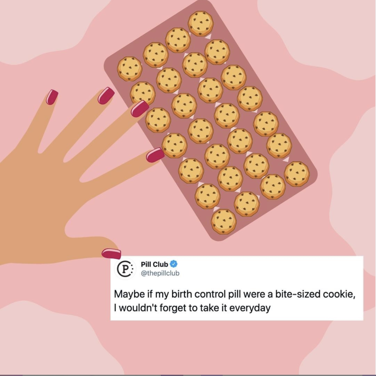 birth control as cookiespng by PillClub