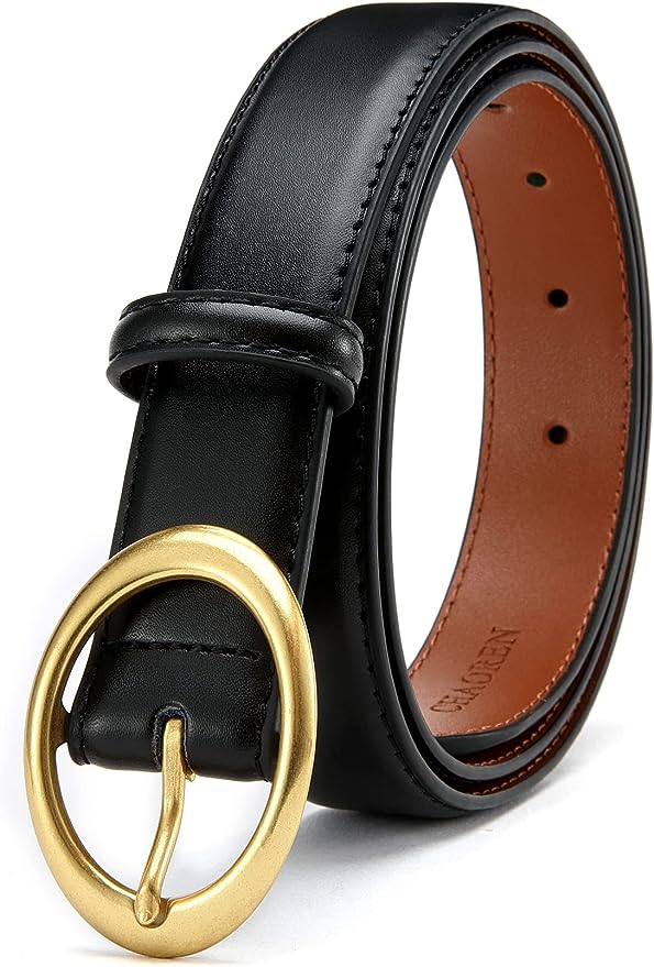 black belt with gold buckle