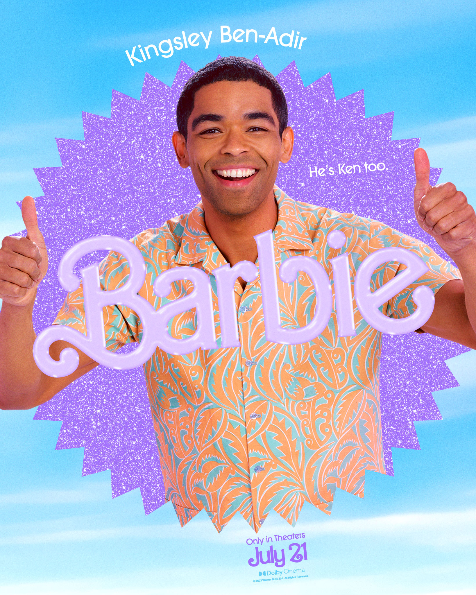 kingsley ben-adir in barbie movie