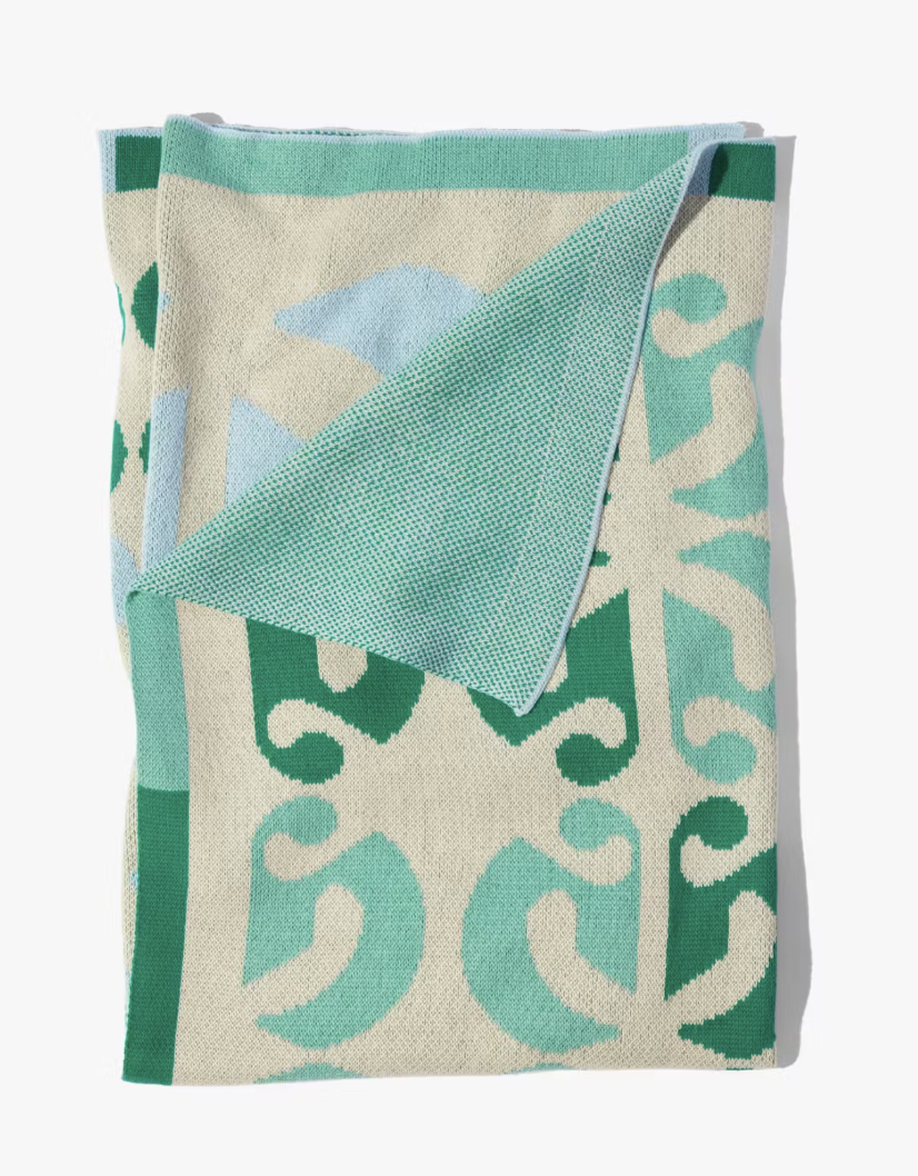 Glossier Field Greens Blanket