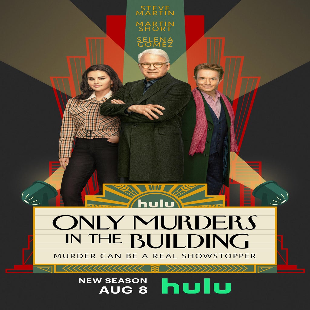 Only Murders in the building season 3 promo poster