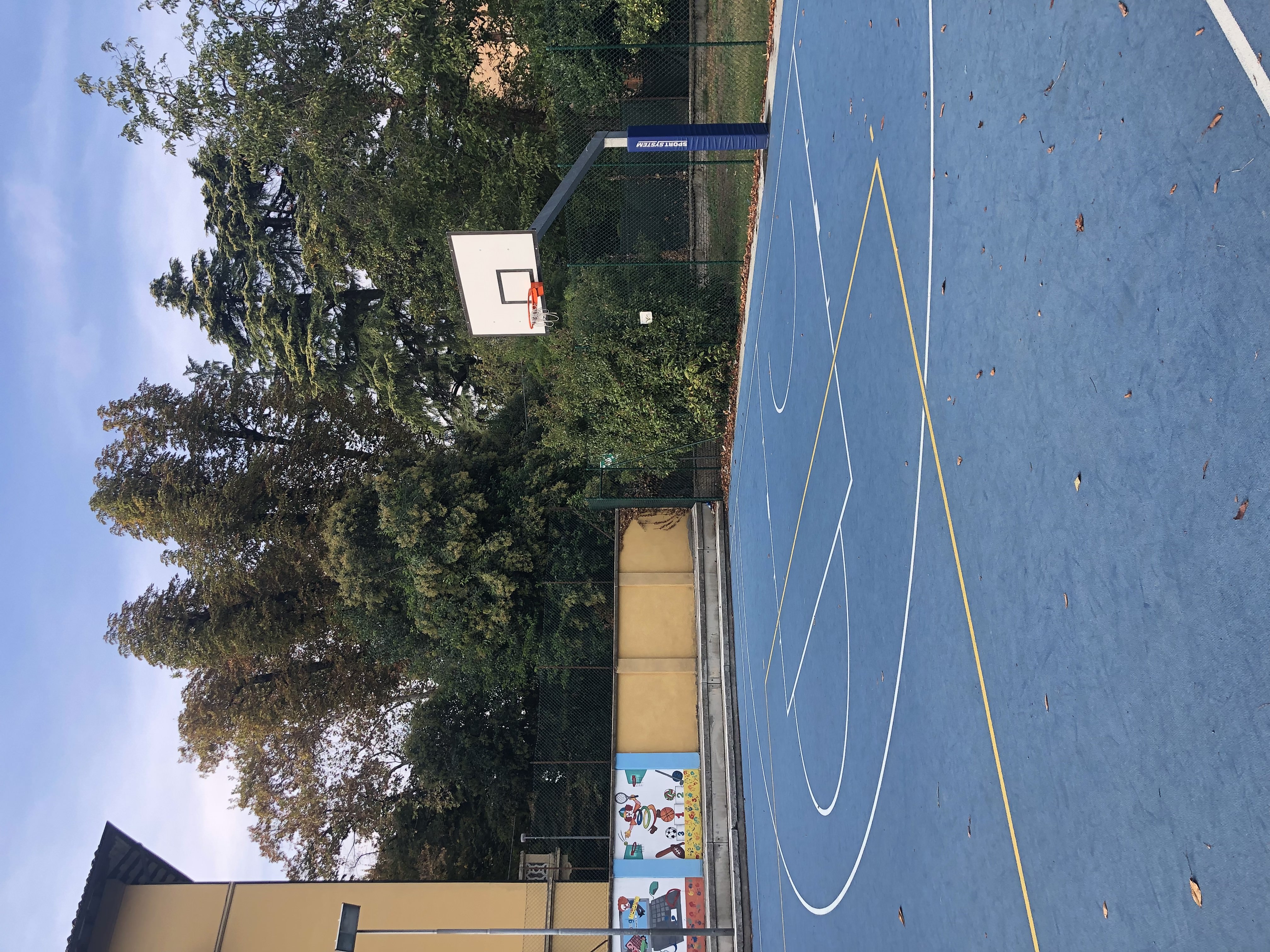 basketball court in Reggio Emilia, Italy