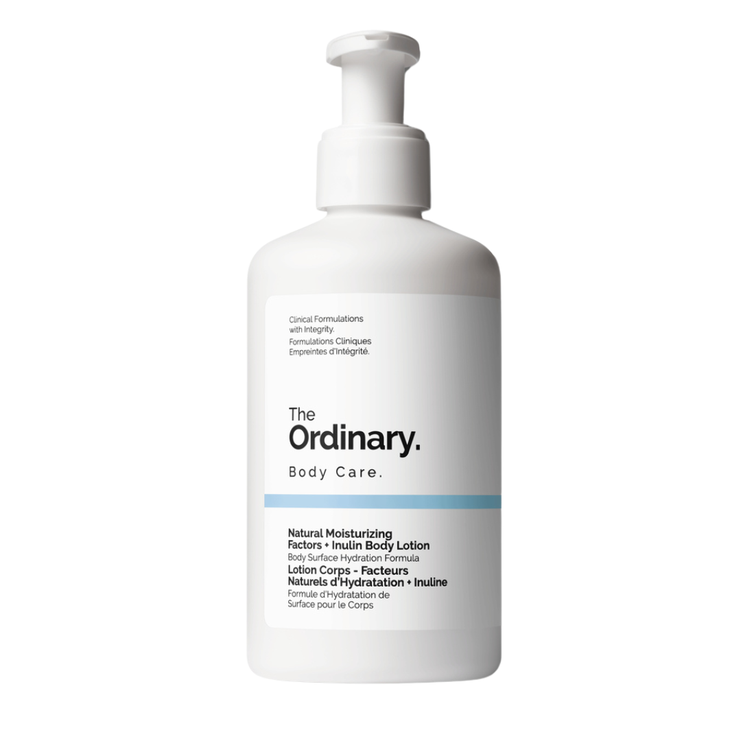 White pump bottle labeled \