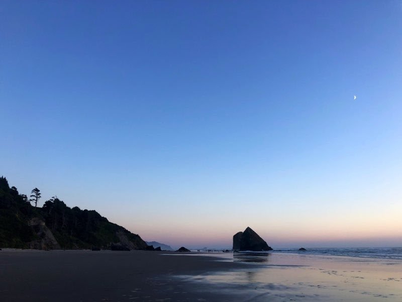 Oregon coast beach