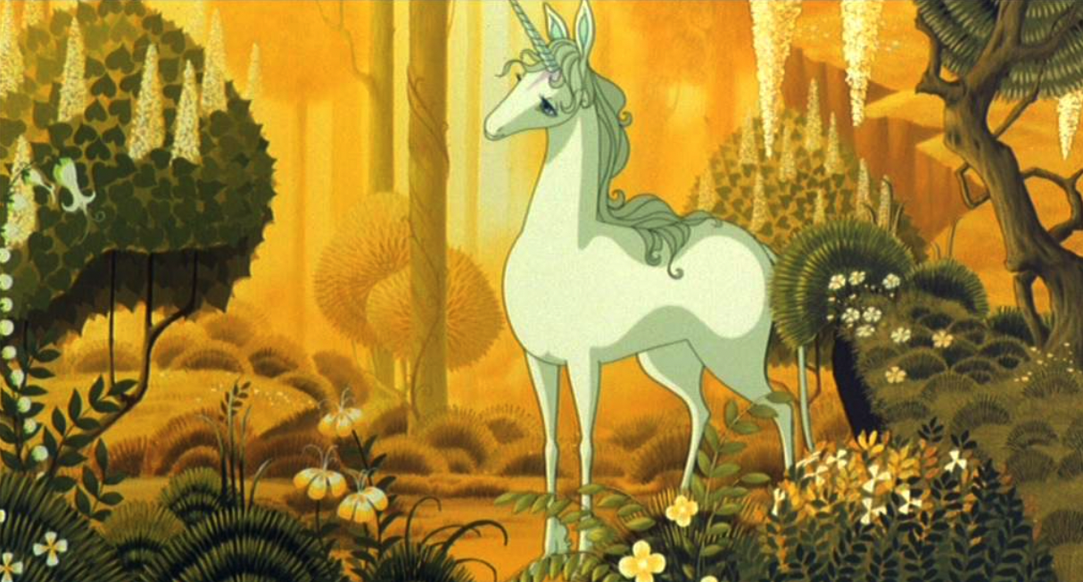 Screencap from \"The Last Unicorn\"