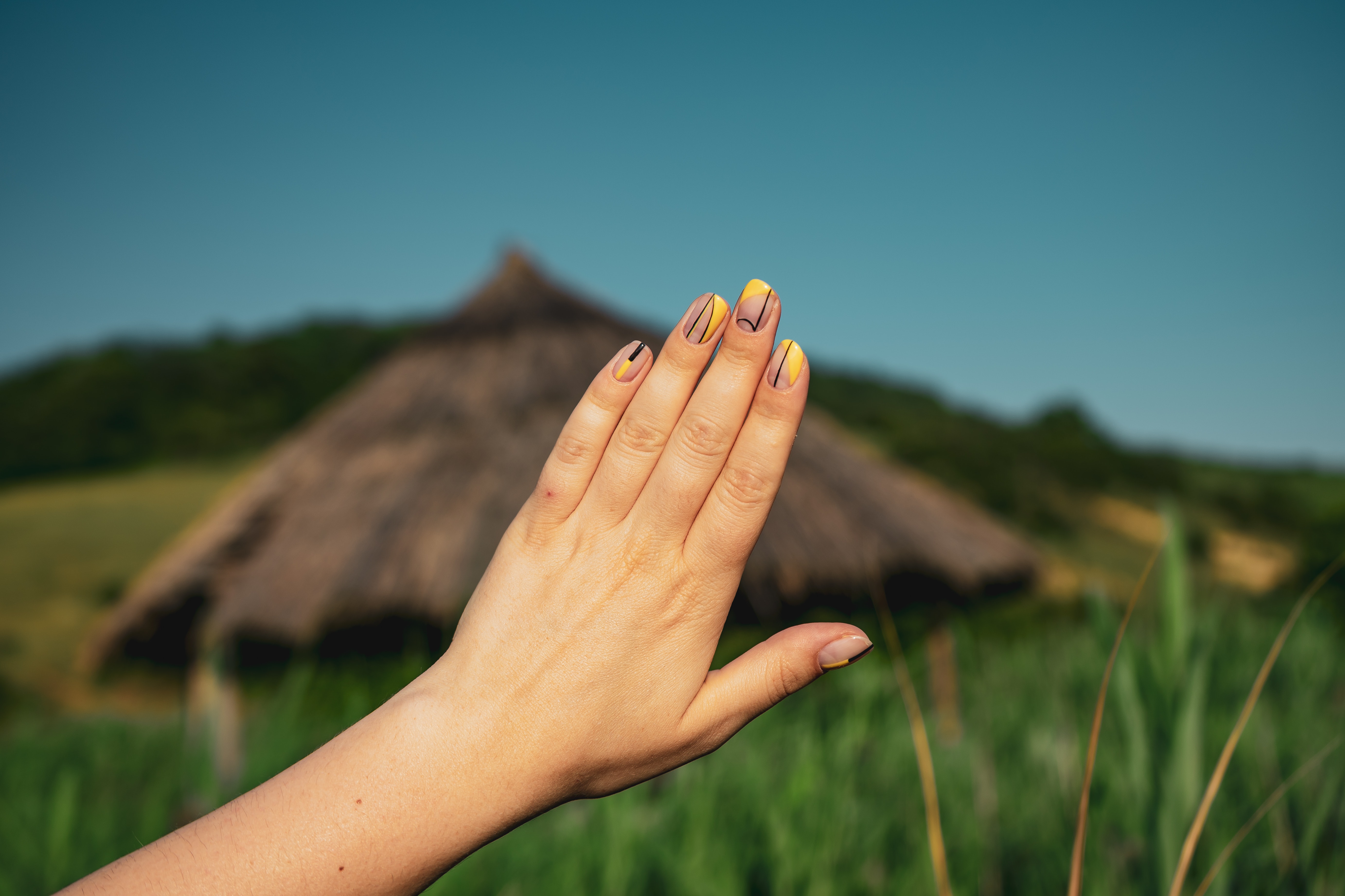 photo of a woman\'s hands and nails