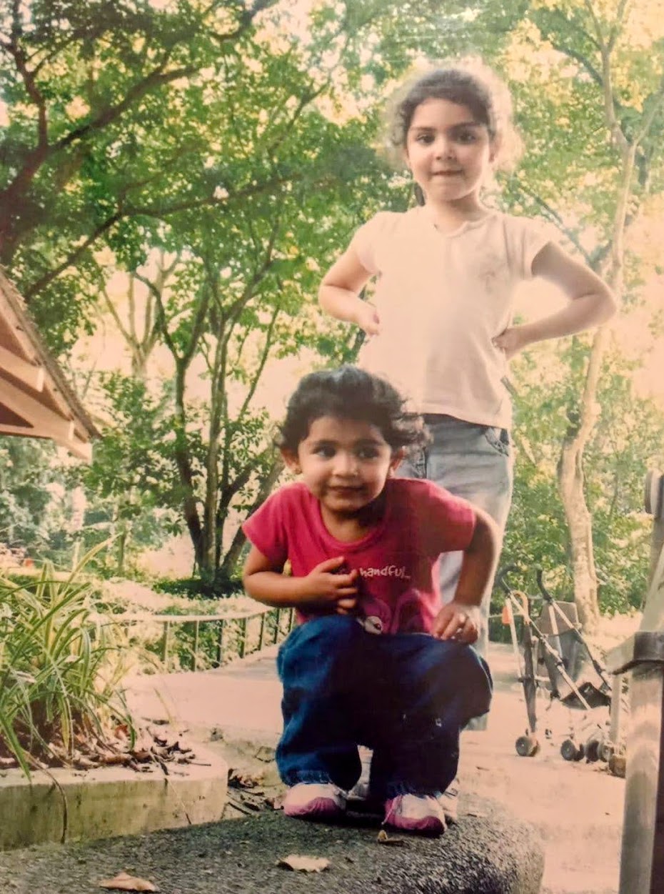2 children in a park