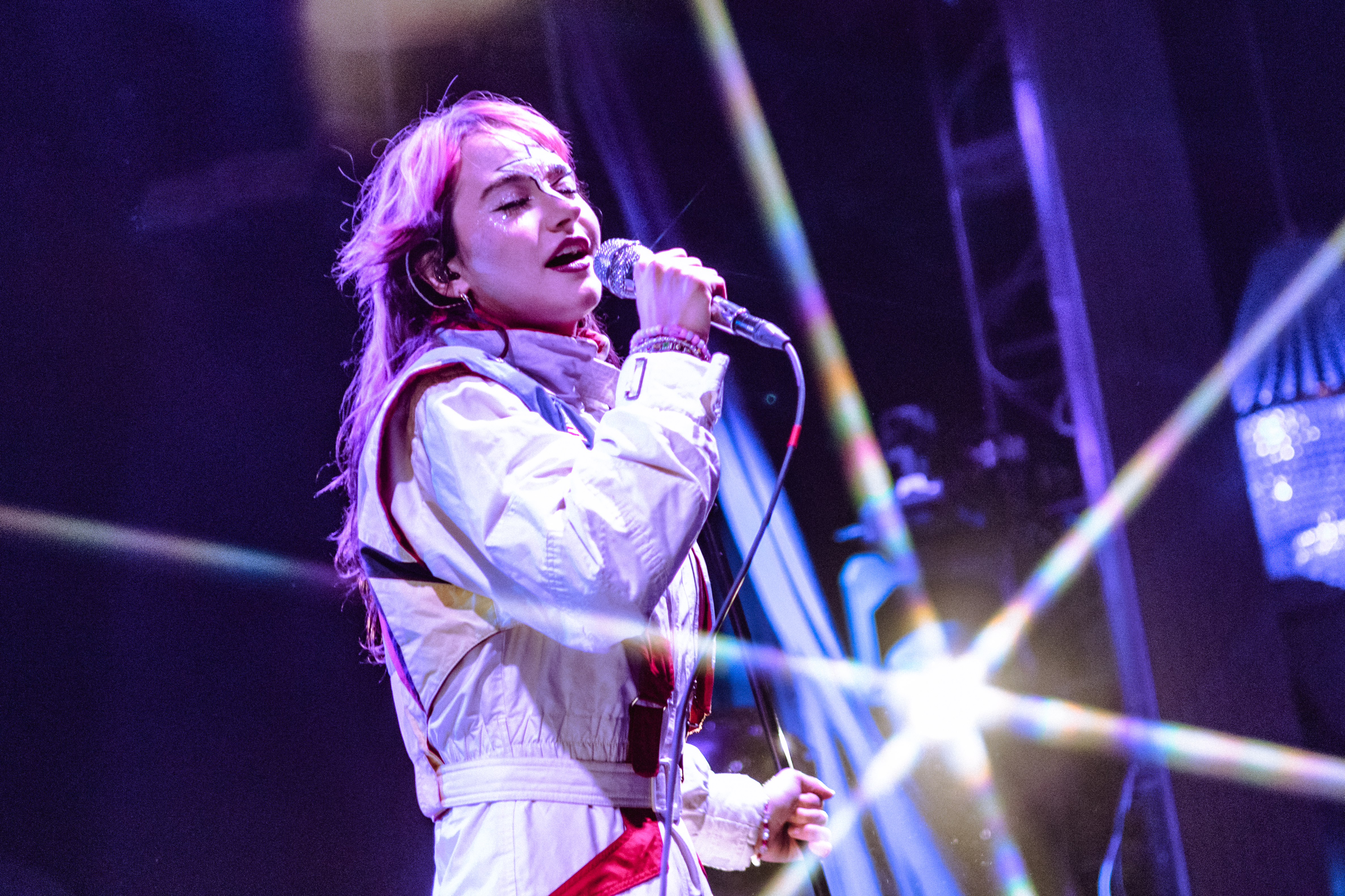 Singer MARIS performing at Royale in Boston on 3-18-2025 opening for Maude Latour\'s The Sugar Water Tour