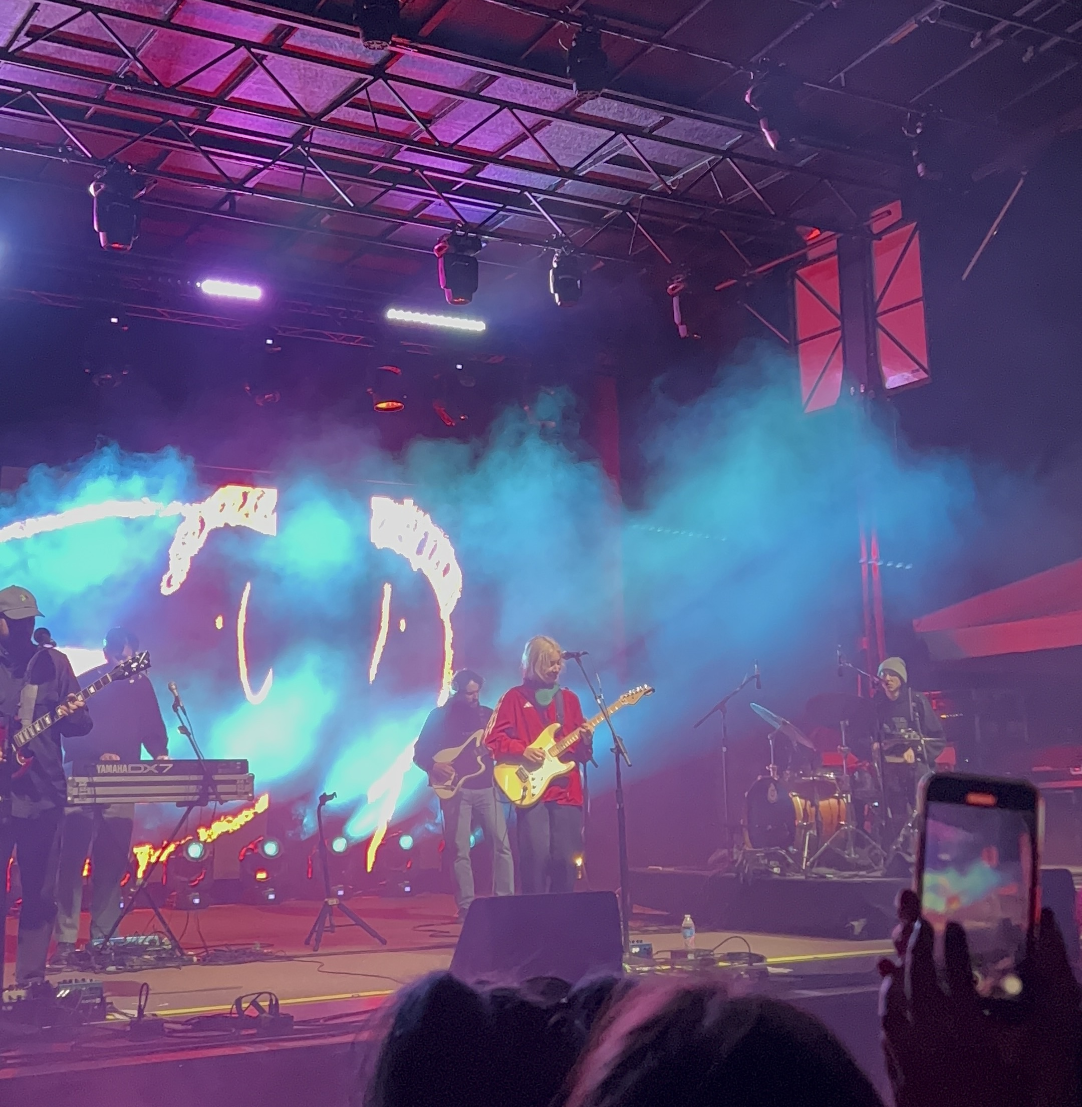Women on stage at Shabang music festival