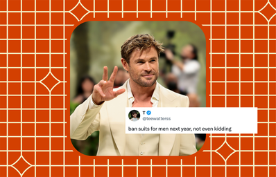 chris hemsworth at the 2024 met gala