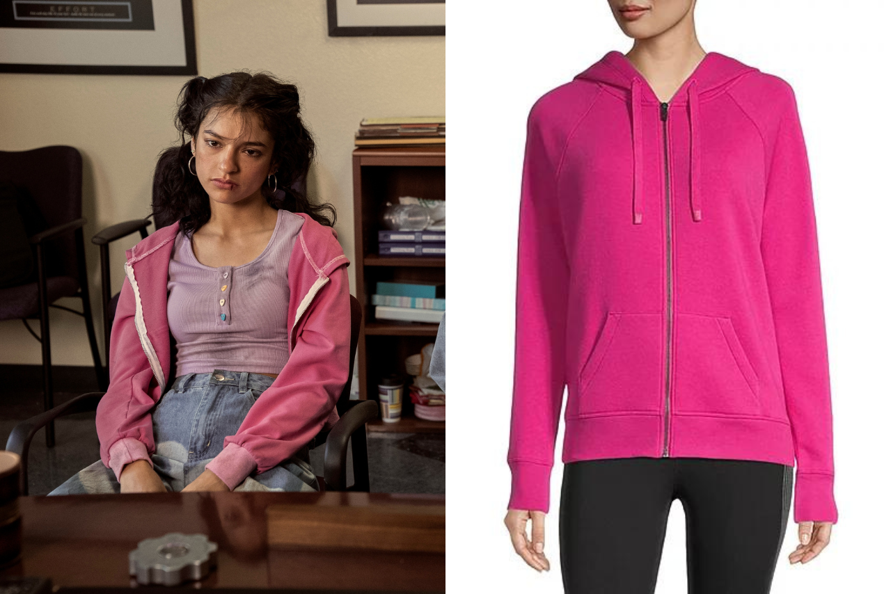 freeridge ines pink sweatshirt dupe
