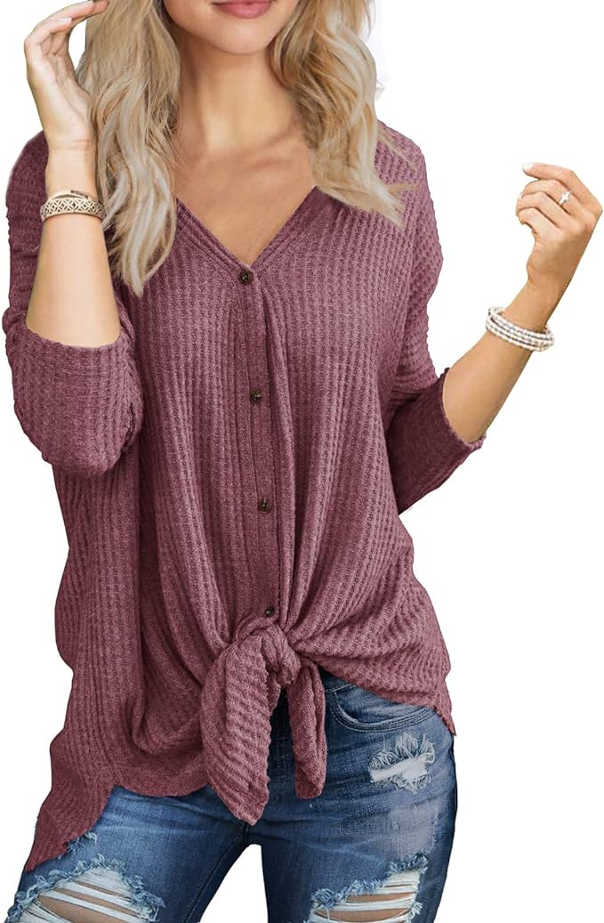 Amazon henley sweater top?width=1024&height=1024&fit=cover&auto=webp