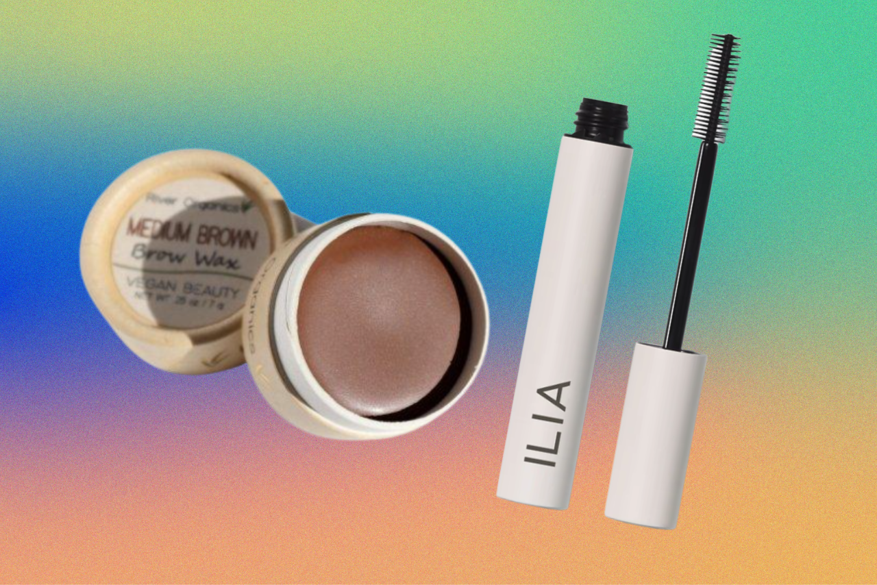 brows and eyes clean beauty routine