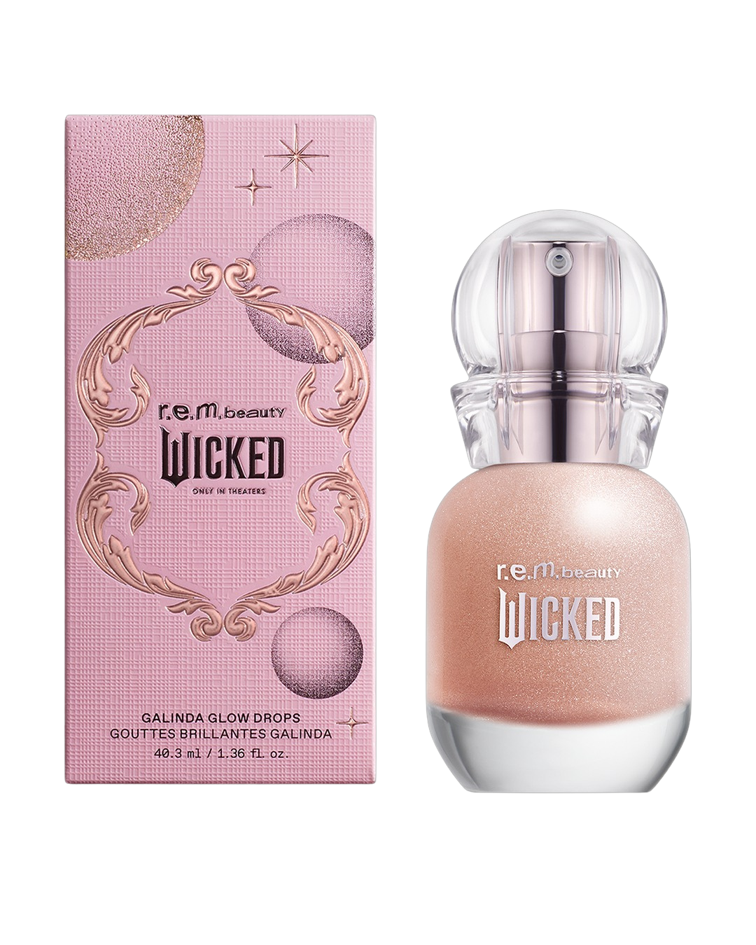 r.e.m. beauty x Wicked Galinda Glow Drops