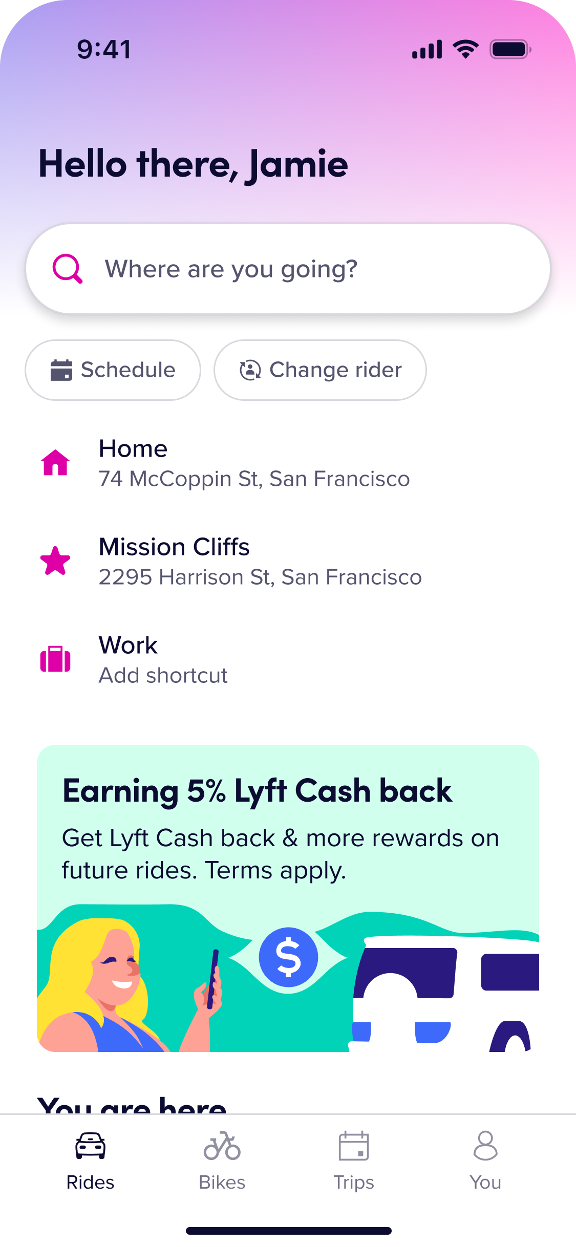 Lyft Cash Rewards