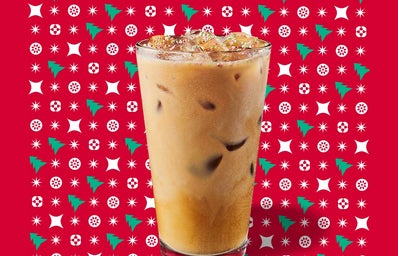 Starbucks iced sugar cookie almond milk latte