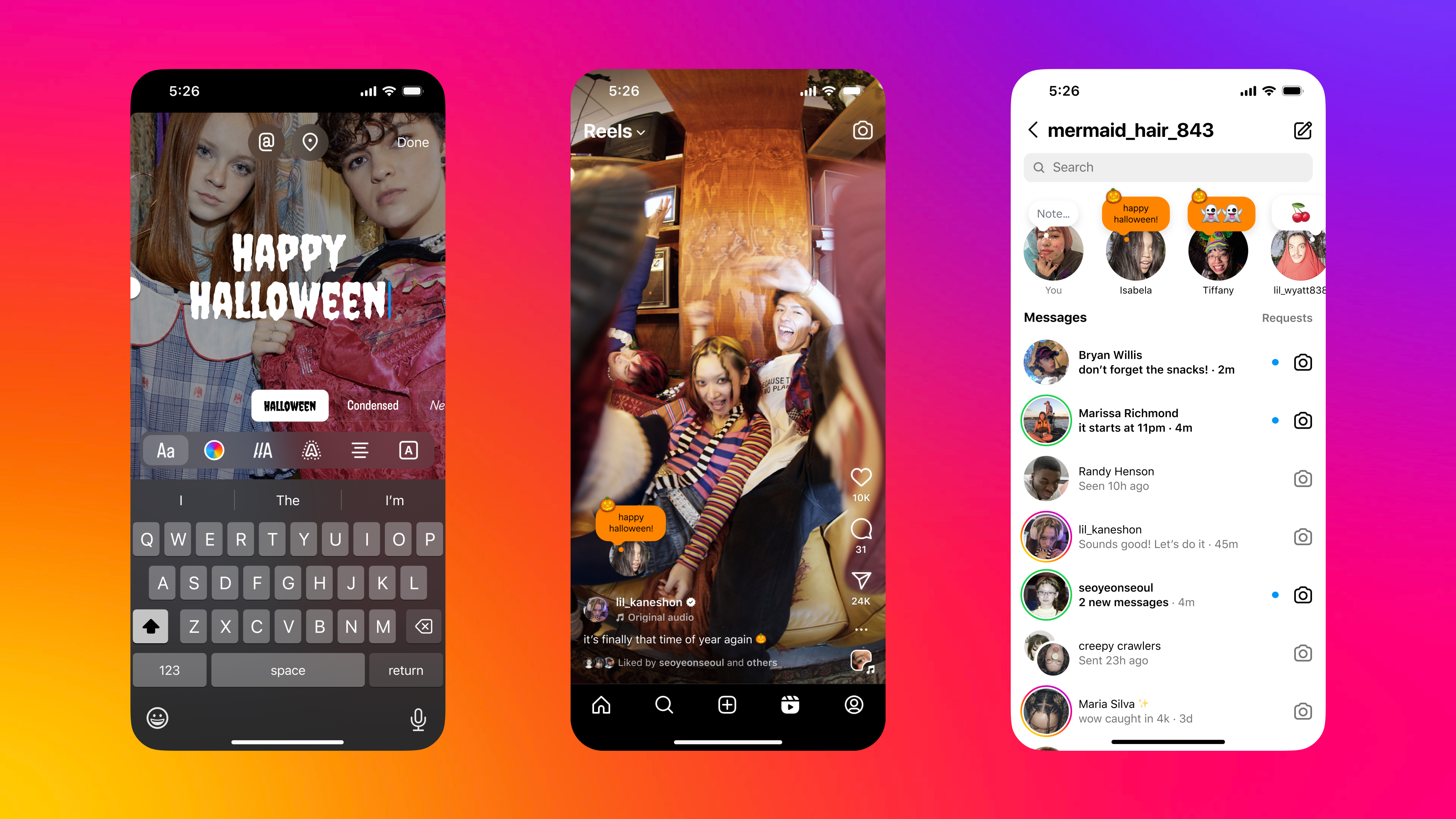 Instagram Halloween Features