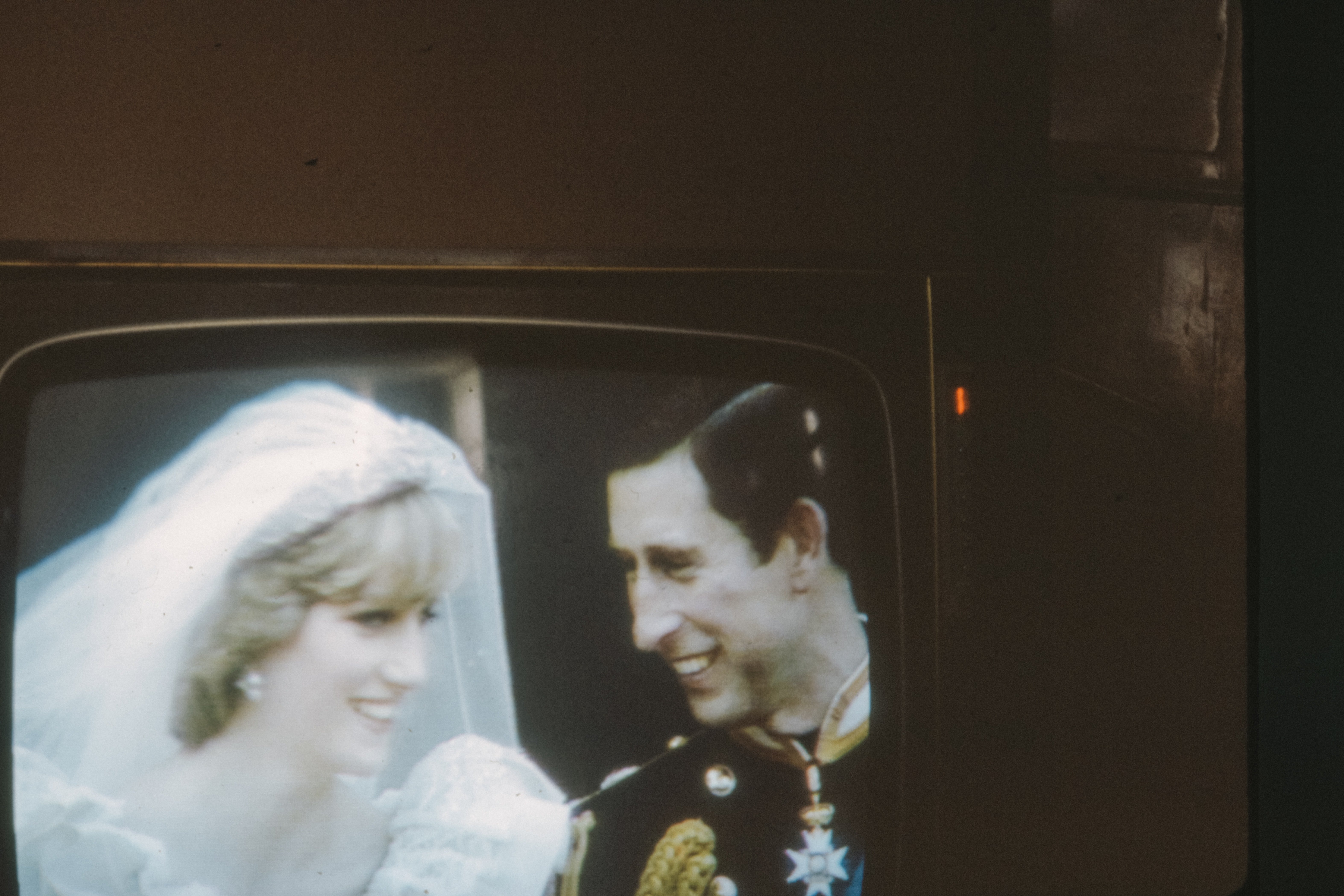 Princess Diana and Prince Charles on their wedding day