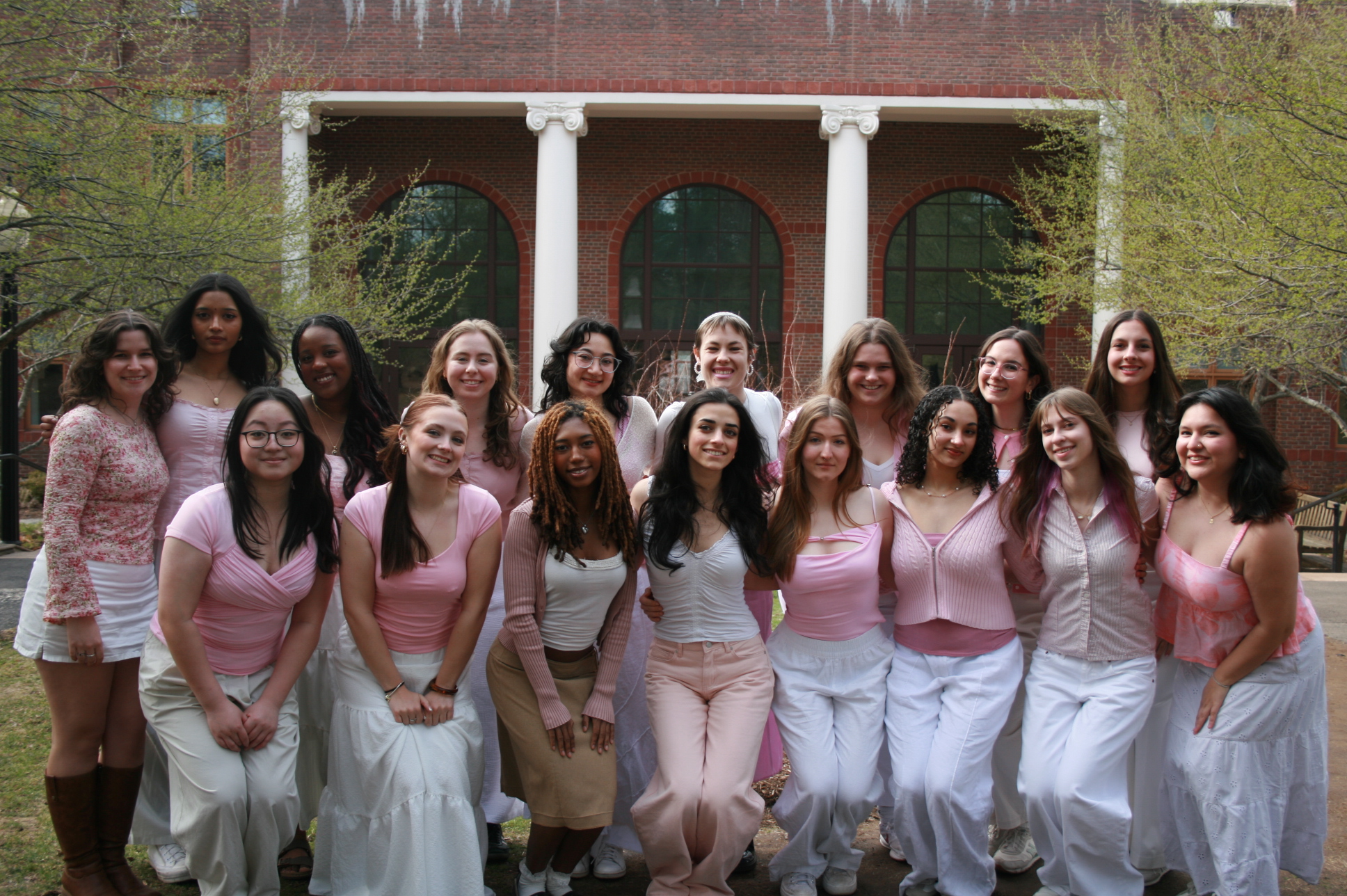 Spring photoshoot of Rubyfruit Acapella