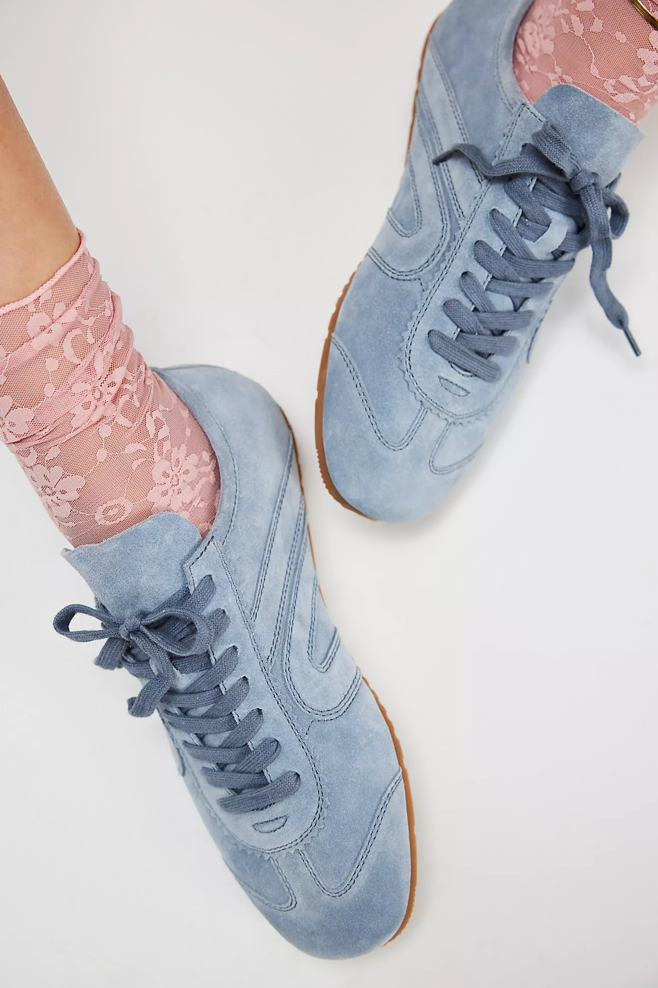 Jeffery Campbell Blue Willow Suede Sneakers