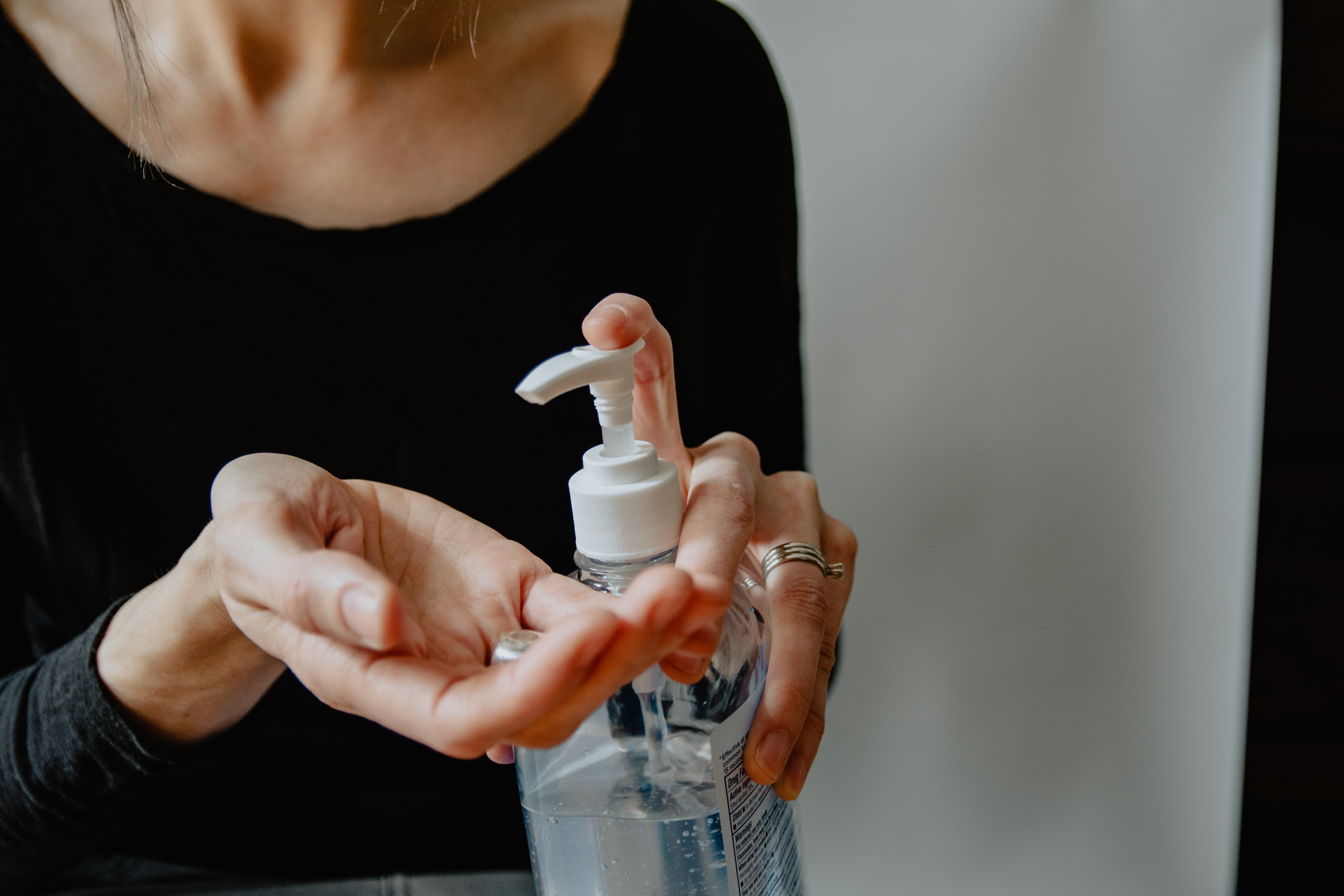 hand sanitizer by Kelly Sikkema on Unsplash