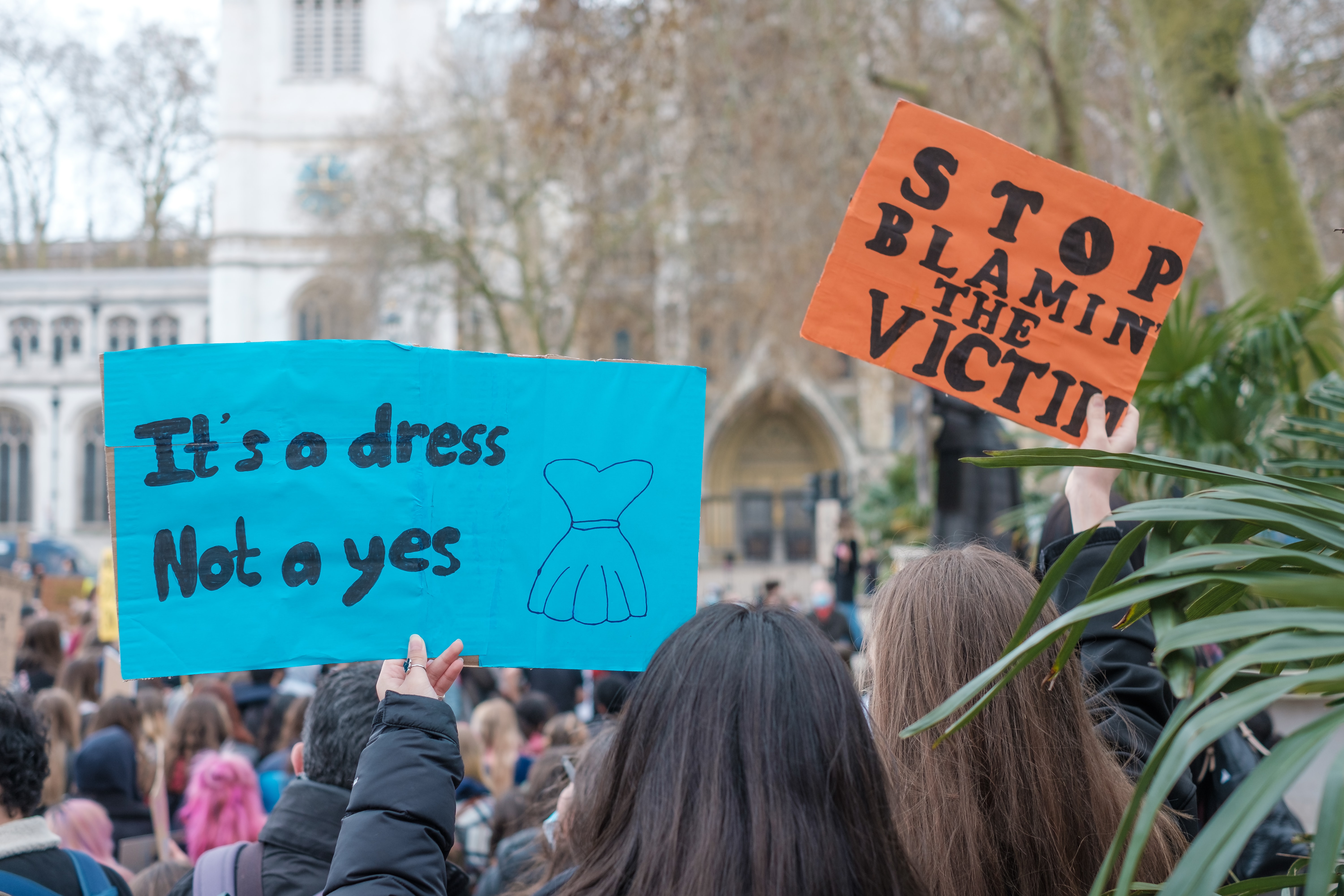 Rape Culture Protest in London UK, Everyone\'s Invited fight against rape culture