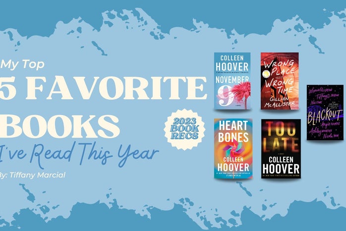 my top 5 favorite books ive read this yearjpg by Canva by Tiffany Marcial using Book covers?width=698&height=466&fit=crop&auto=webp