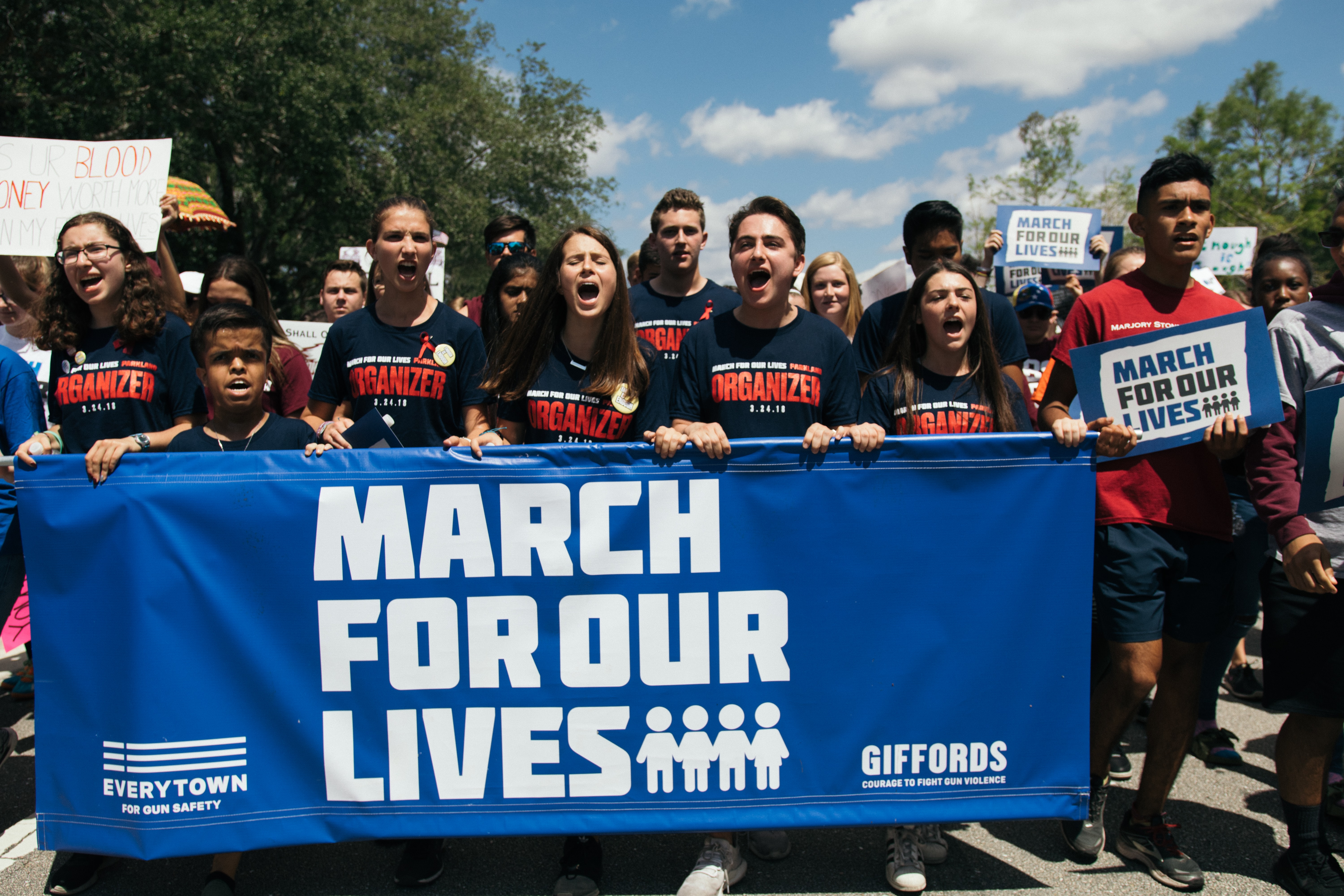 march for our lives protestors