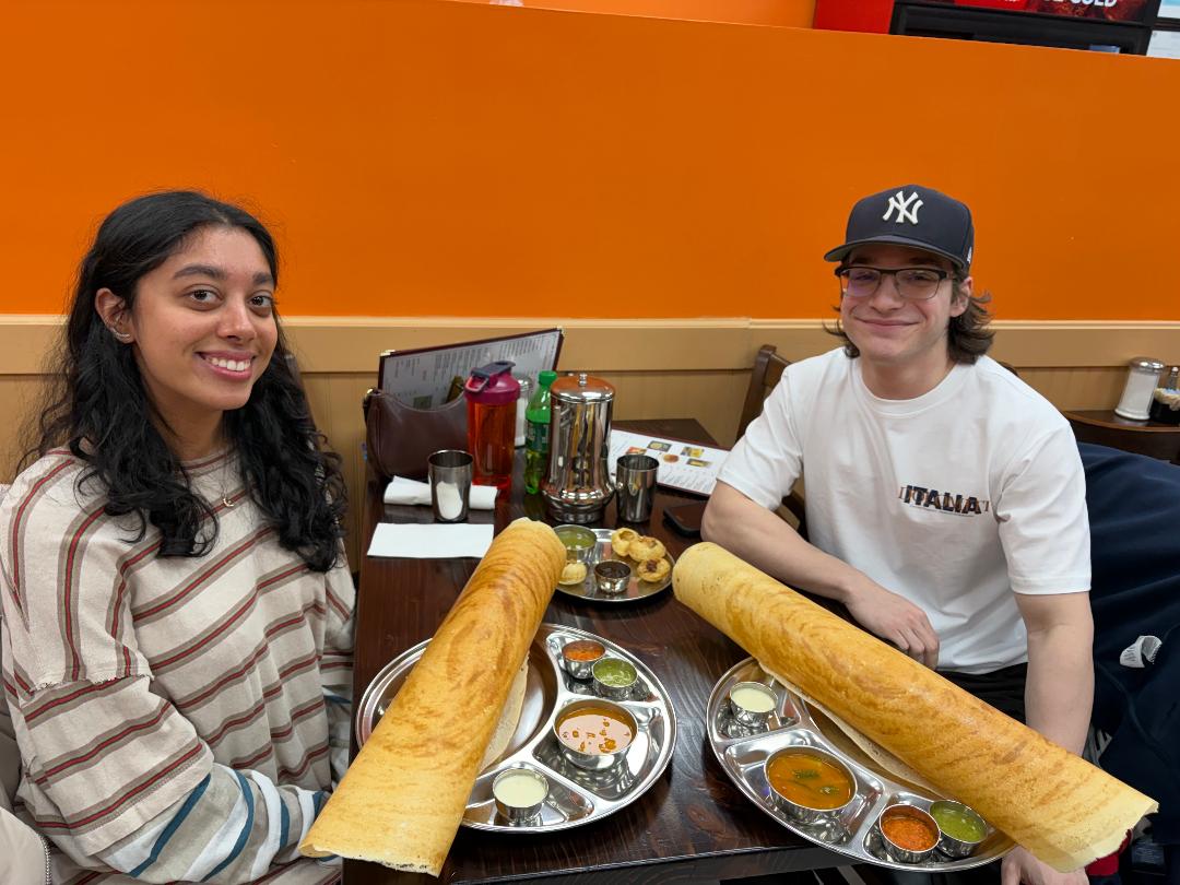 John and Hansika dinner date