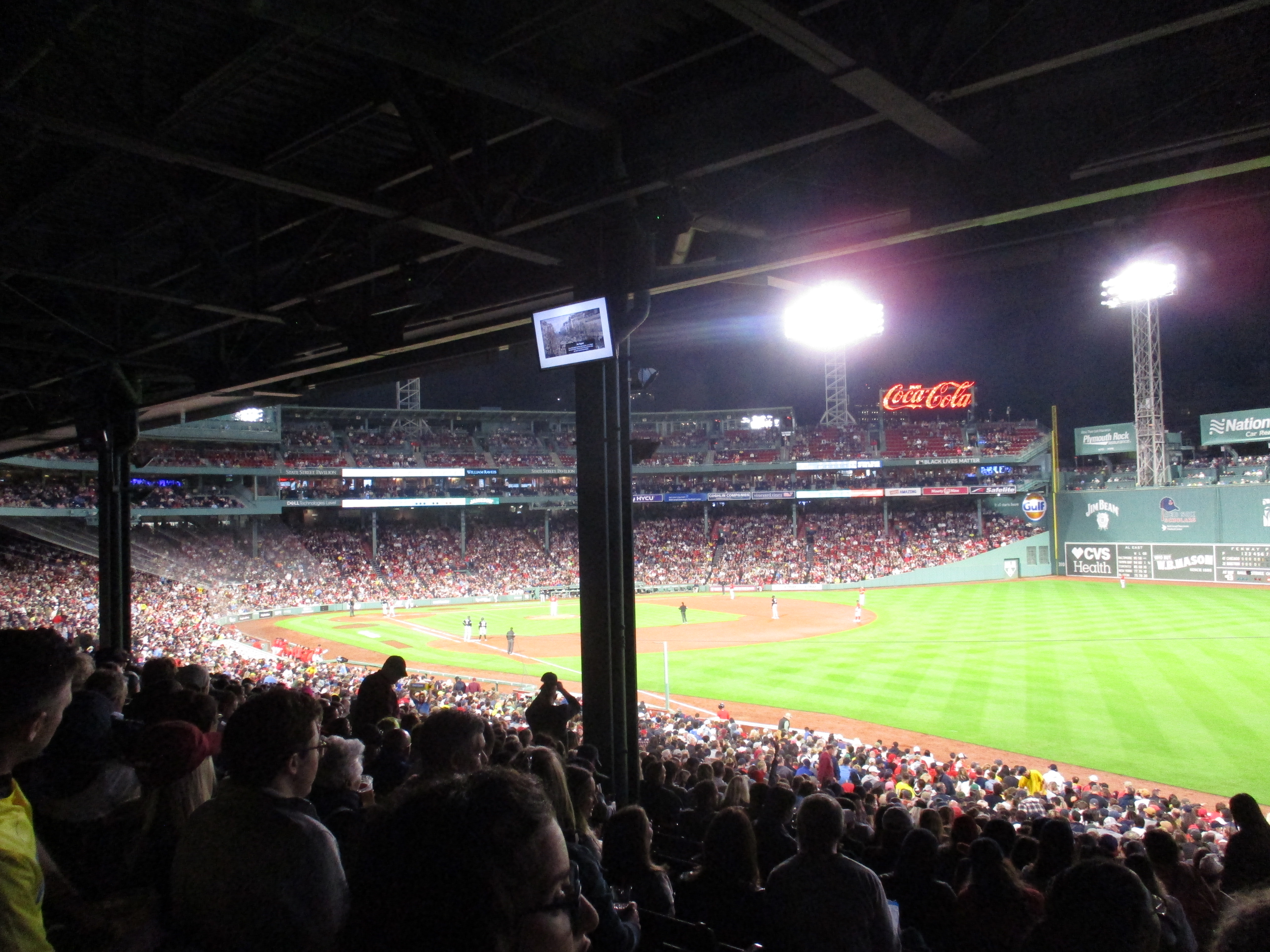 image of fenway park from grandstands