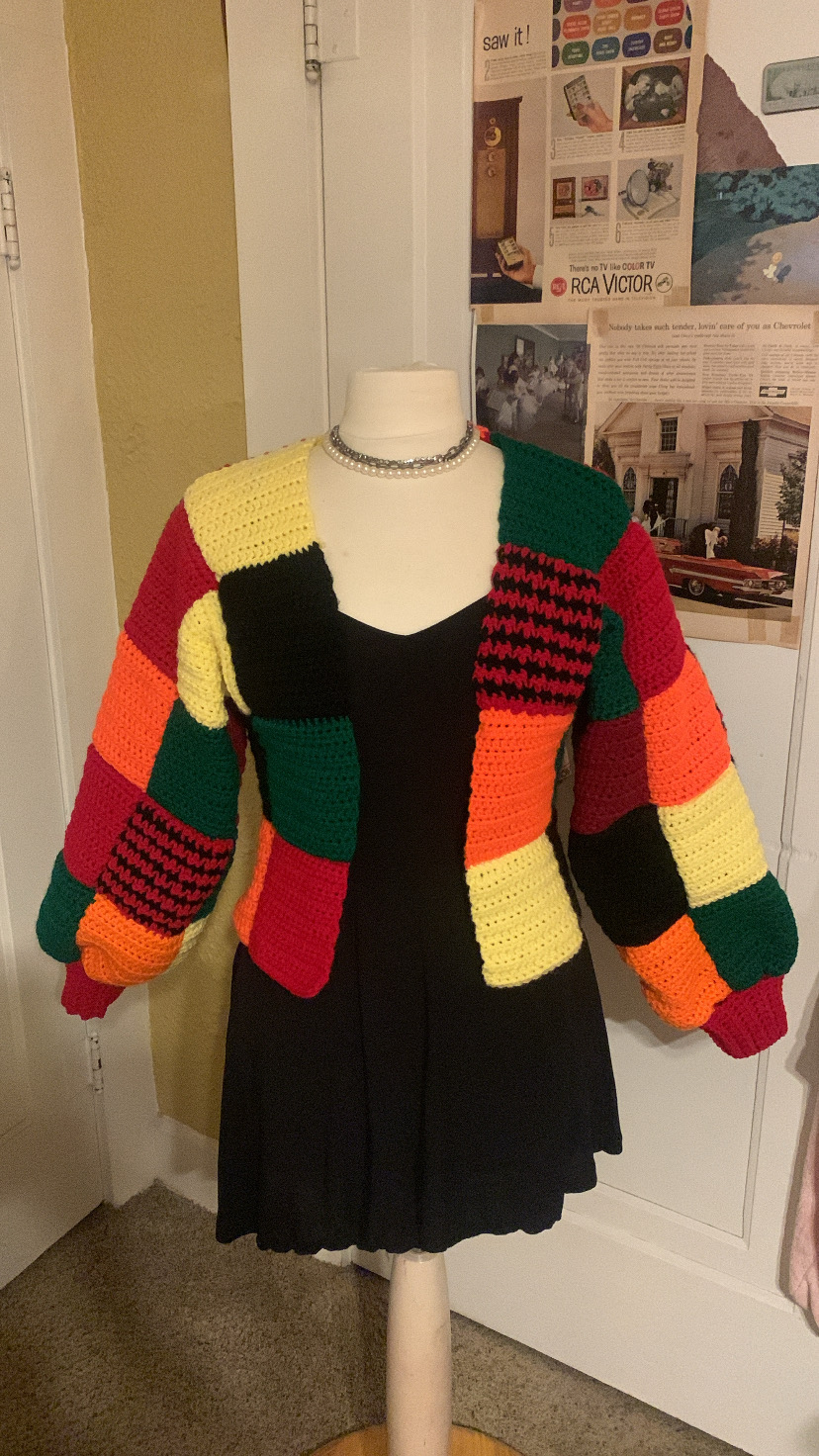 Mannequin with cardigan