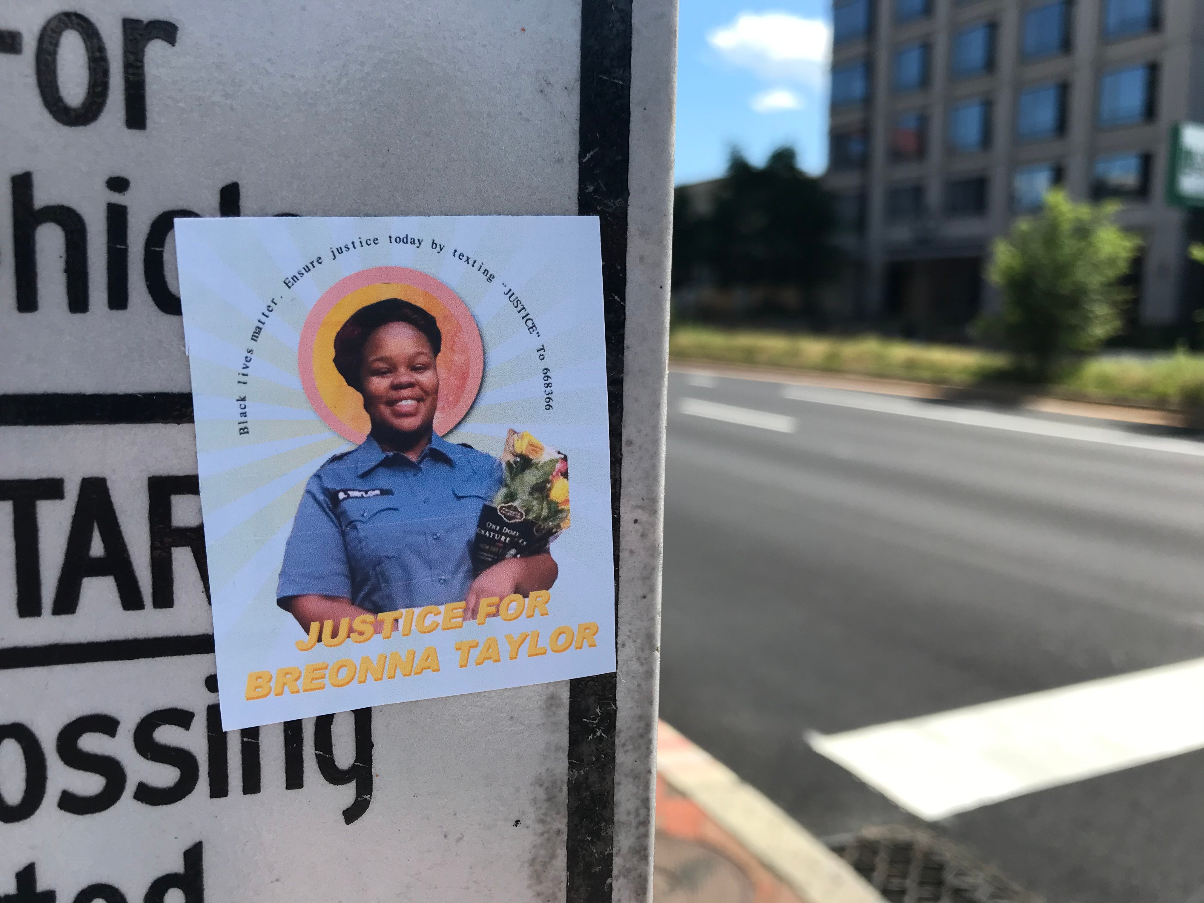 Justice for Breonna Taylor sign