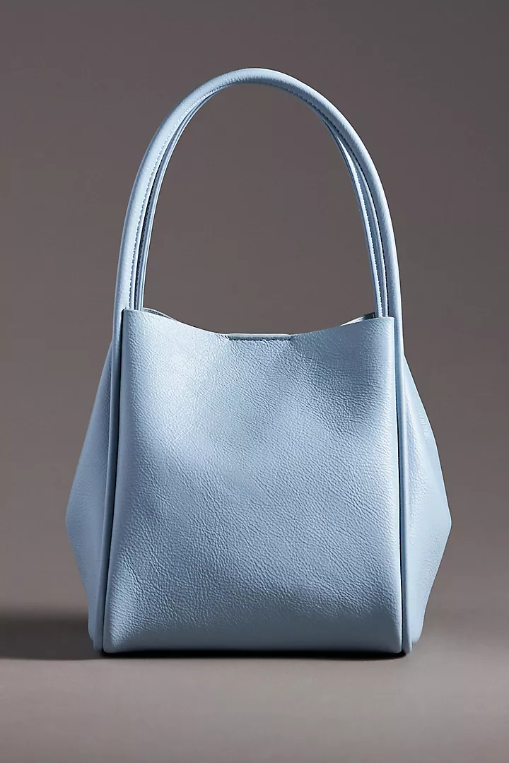 Anthropologie Mini Blue Tote