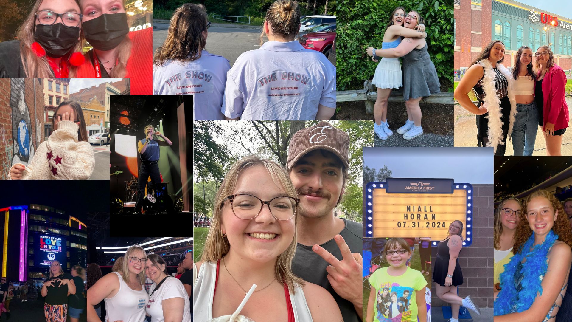 Collage of me and friends