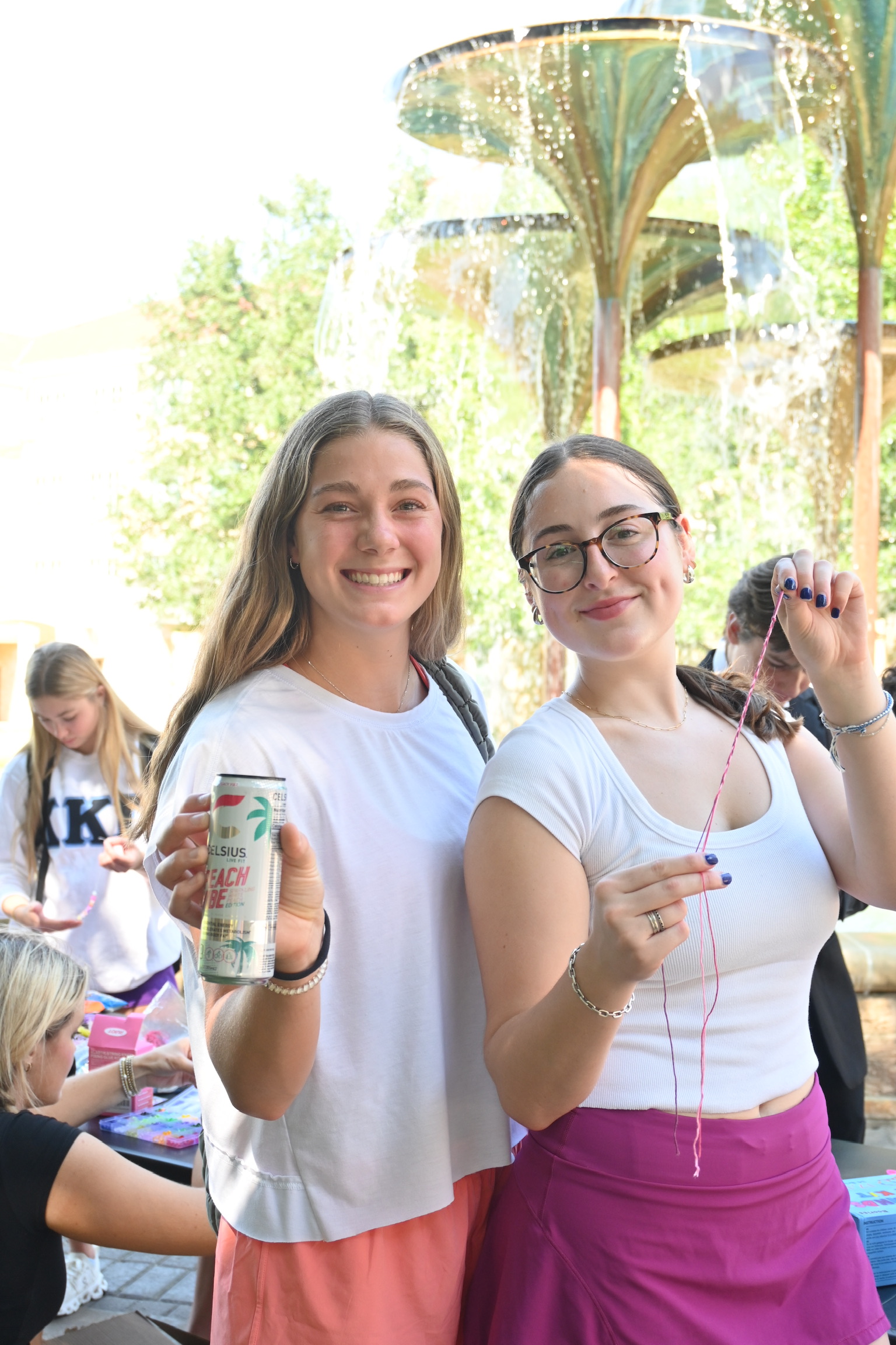 Students at Hands of Hope club meeting