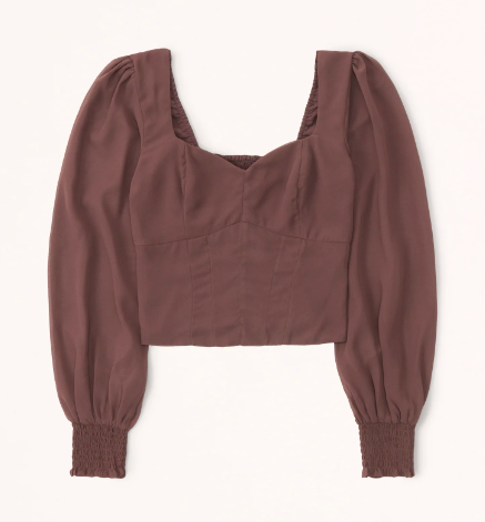 abercrombie puff sleeve