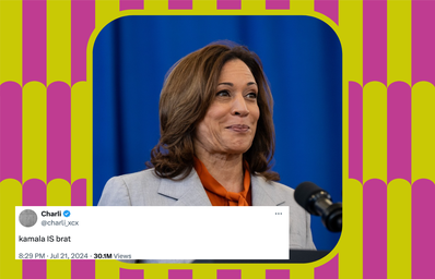 Kamala Harris getting endorsed by Charli xcx