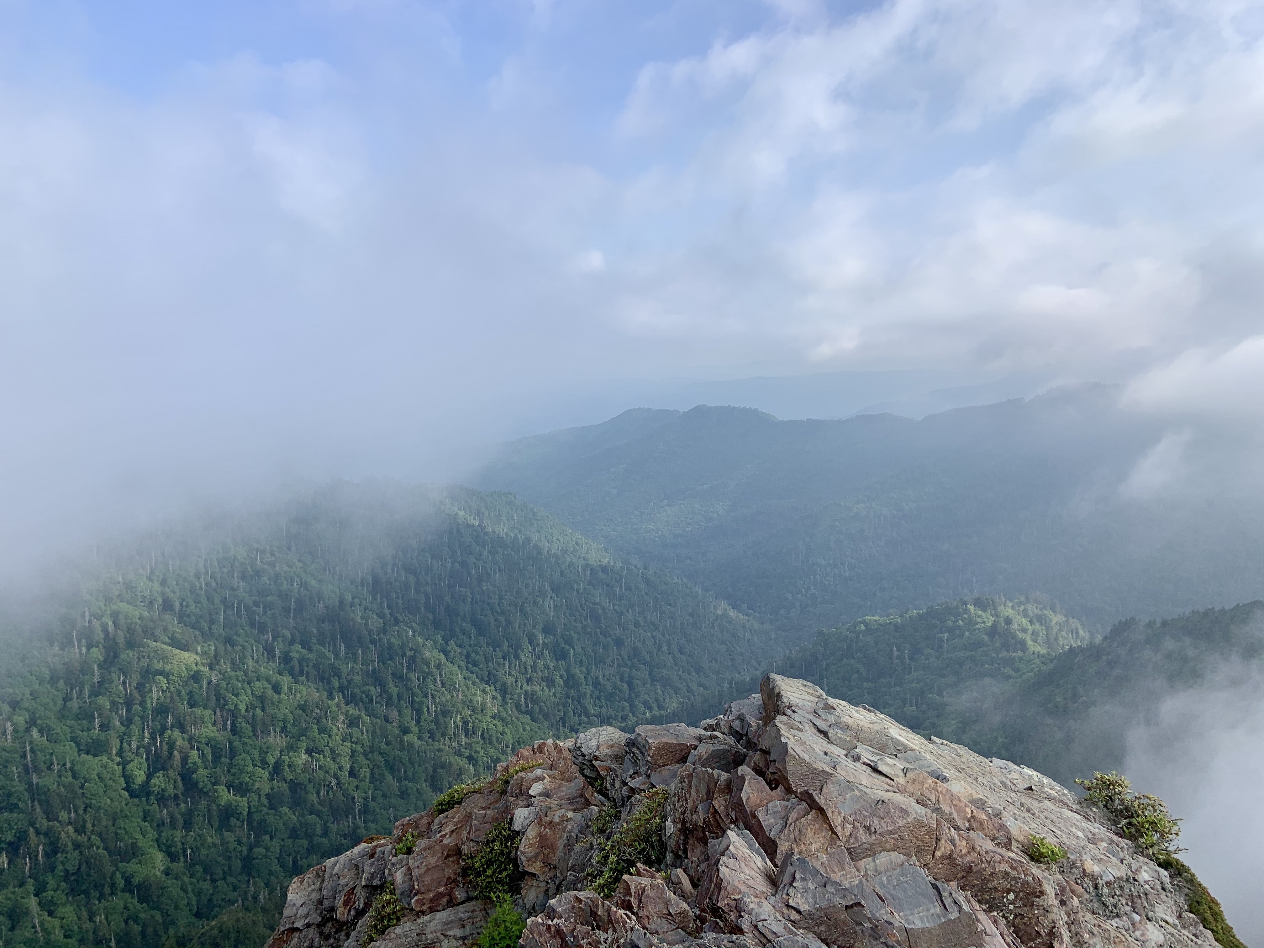 Charlie\'s Bunion at Great Smoky Mountain National Park