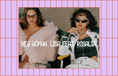 Lisa and Rosalía in the music video for their song \"New Woman\"