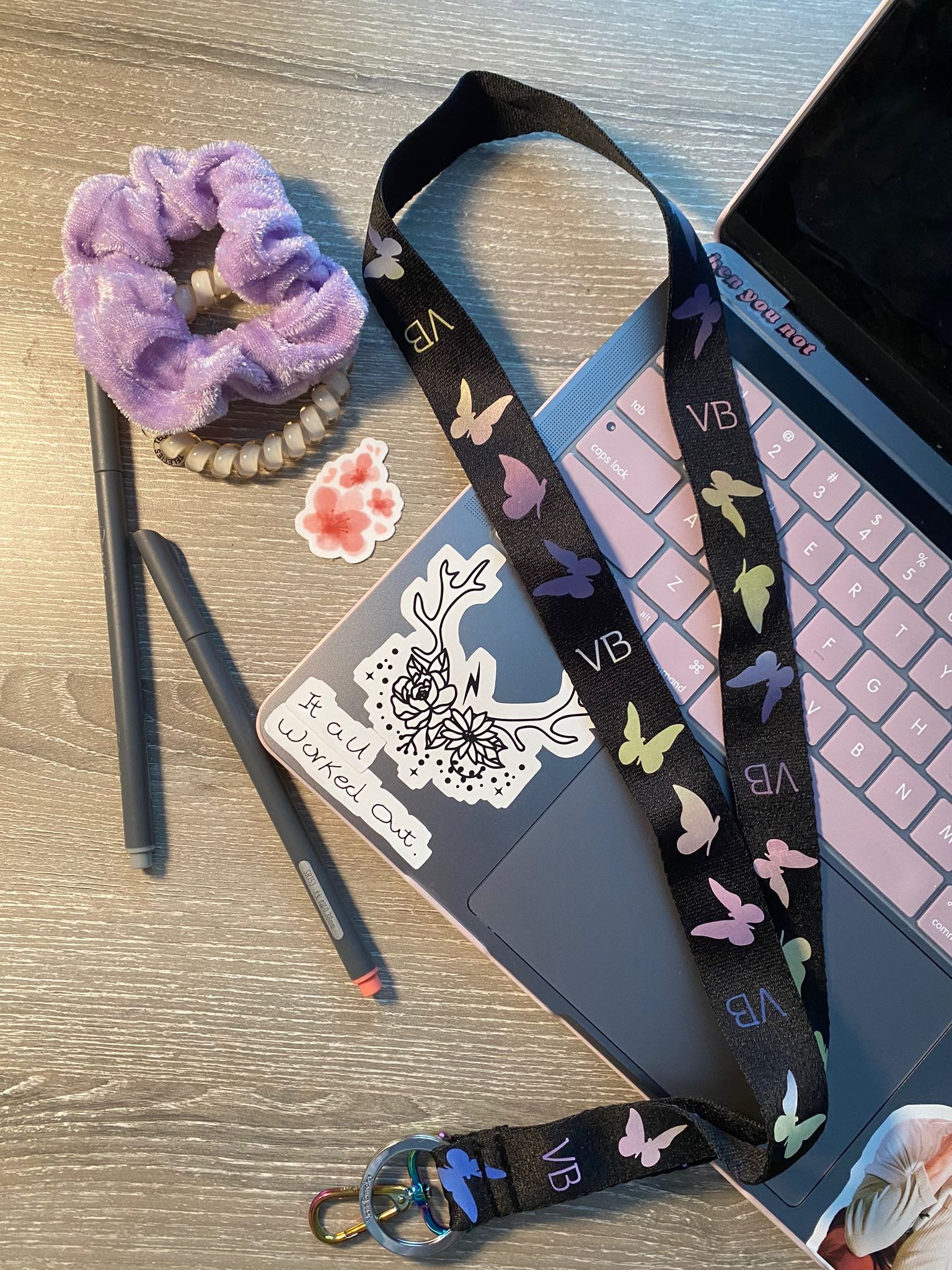 Posed photo from our member of her Vera Bradley merch.