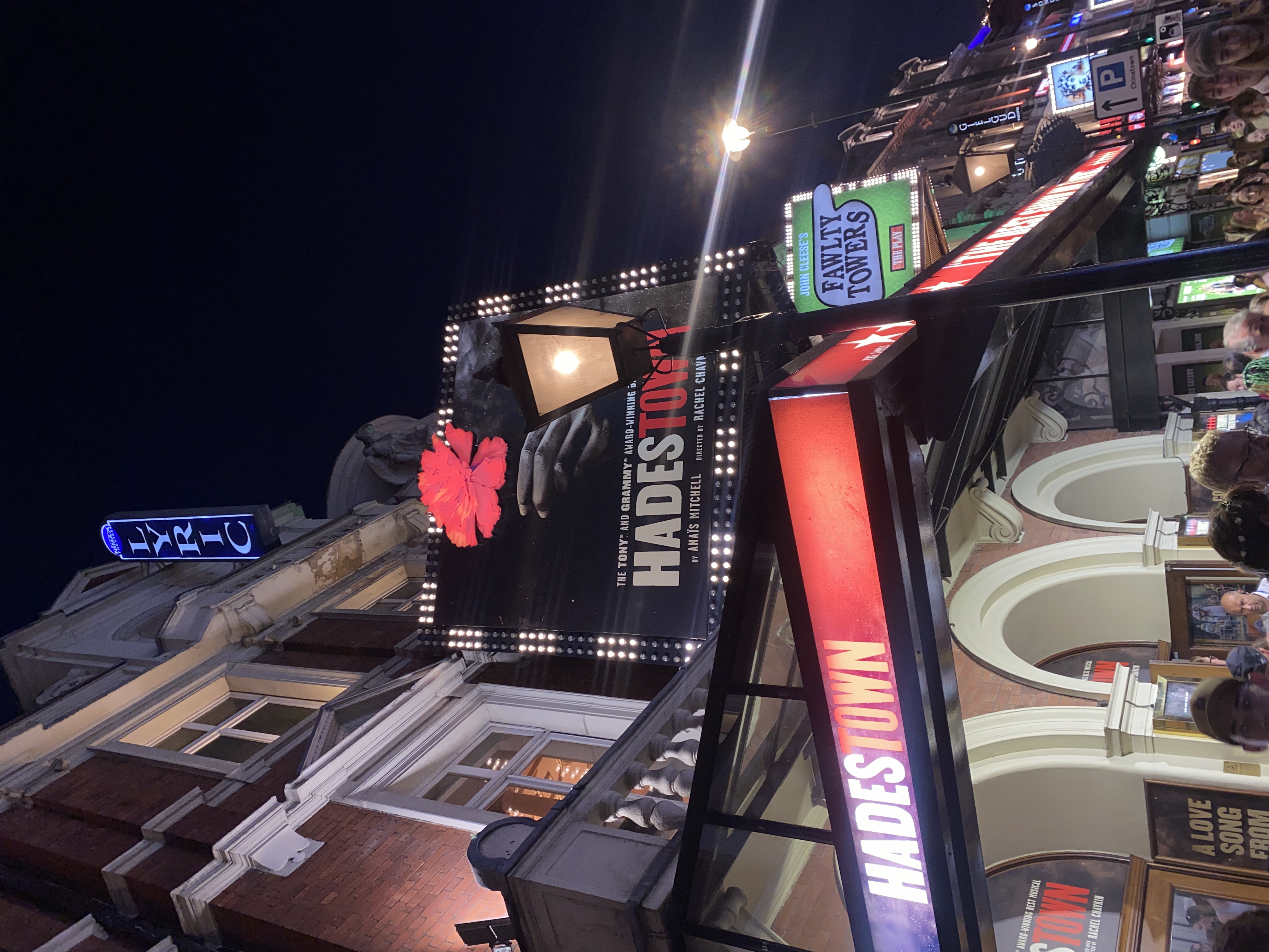 A photo of Hadestown, a musical, on the West End