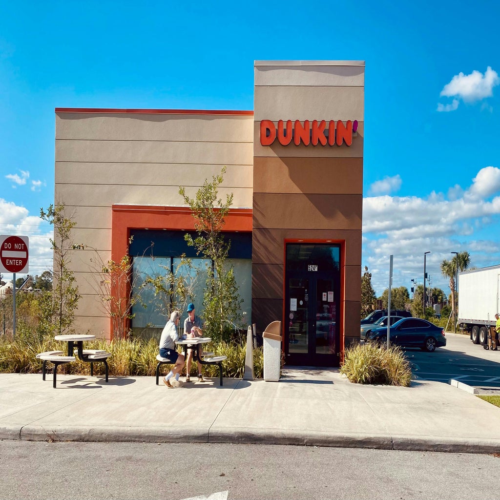 storefront of a dunkin donuts