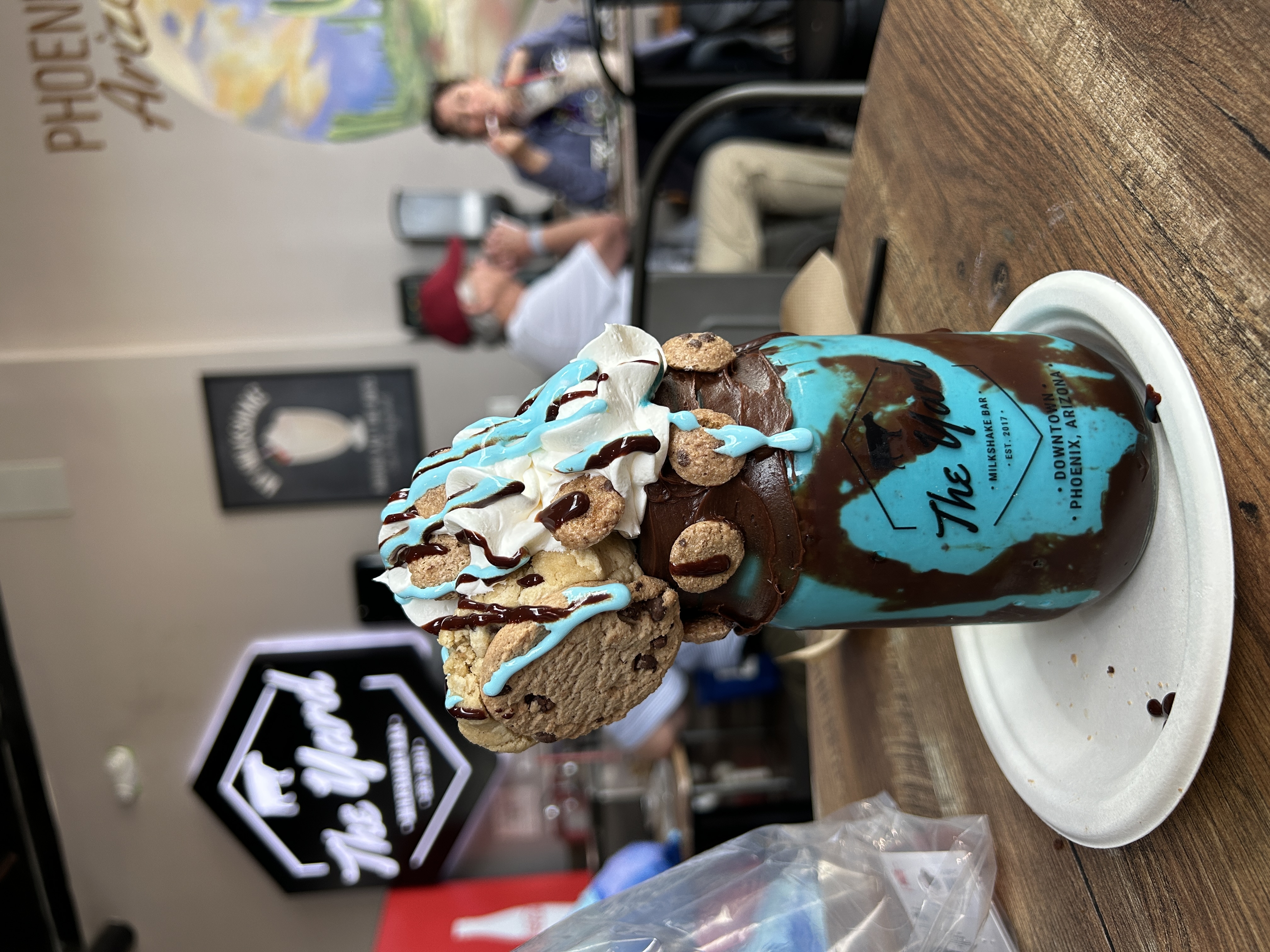 cookie monster milkshake