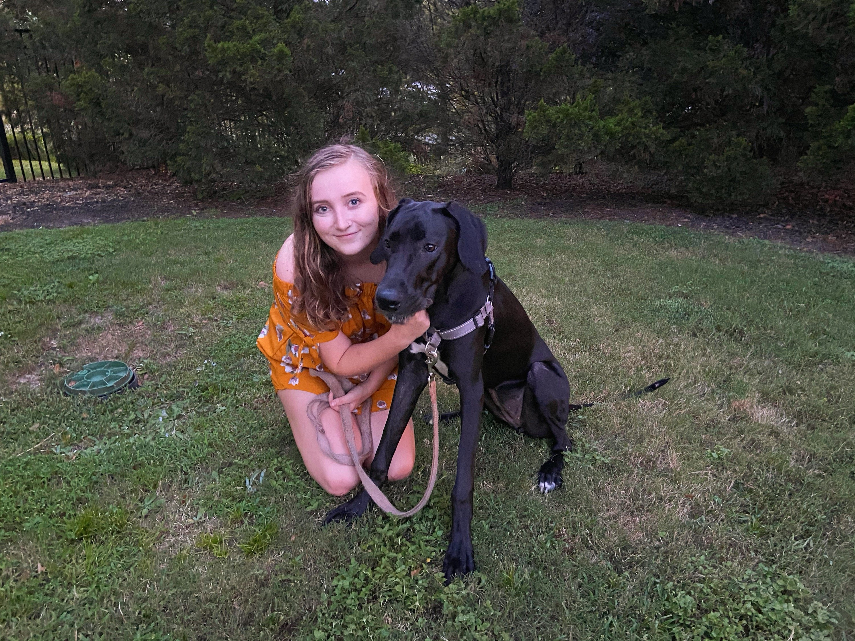 Morgan and her dog Koda by Morgan ONeil