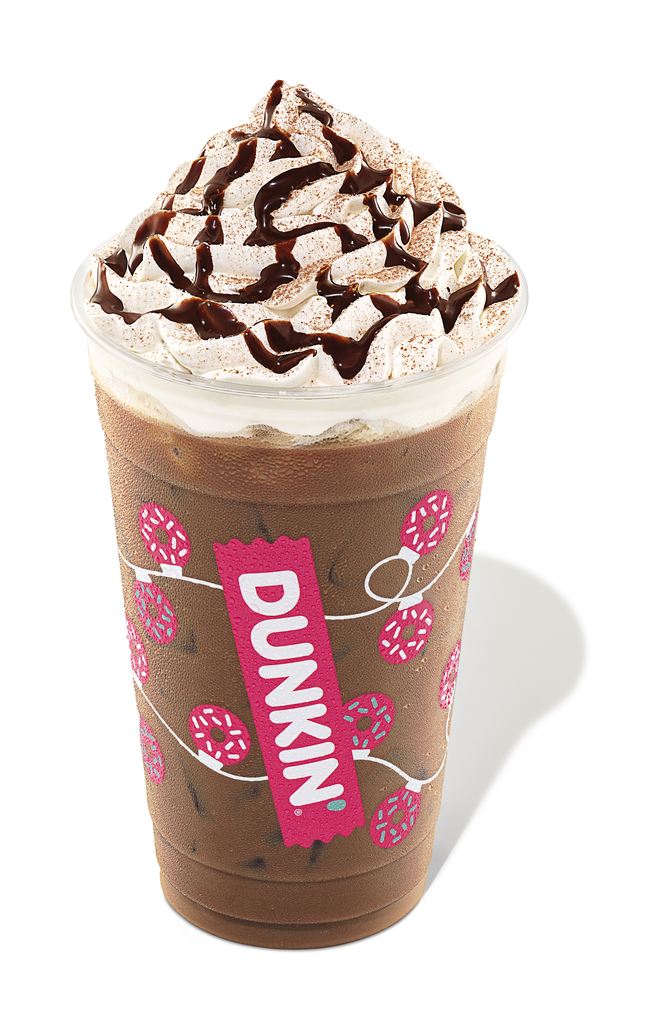 dunkin peppermint iced latte