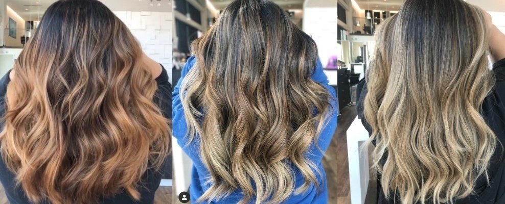 Balayage hair
