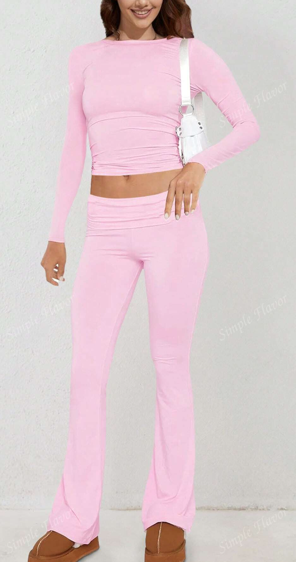 SHEIN 2-Piece Fitted Sporty Set