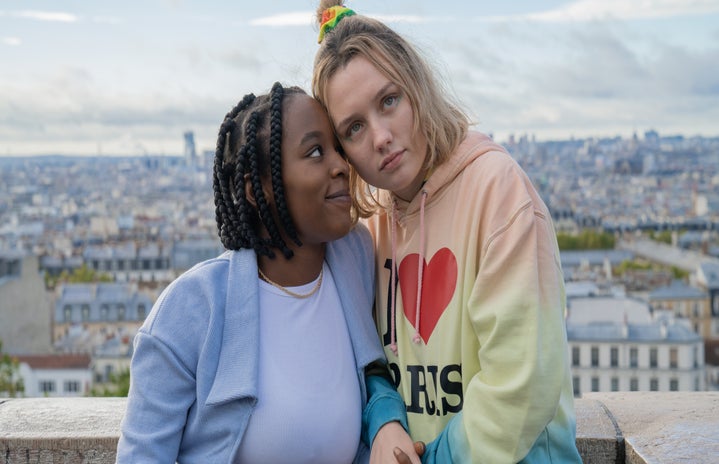 tara and darcy in paris in heartstopper season 2