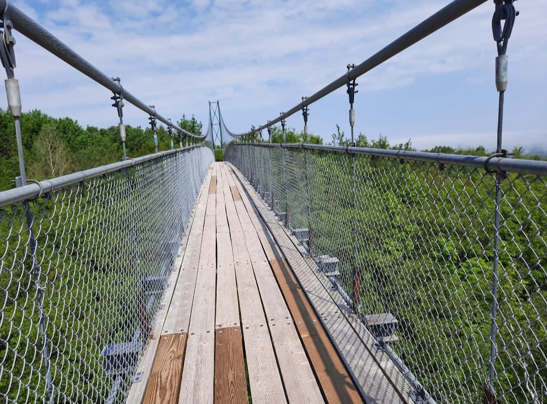 Blue Mountain walking bridge Ontario