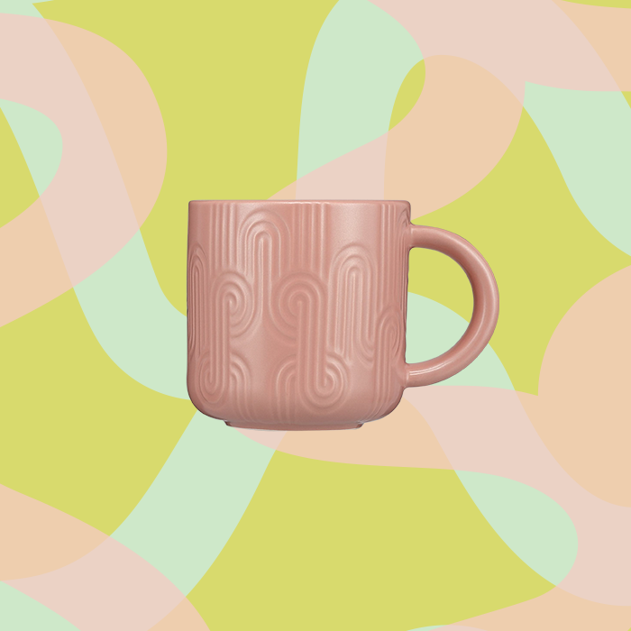 Starbucks Pastel Pink Curved Mug